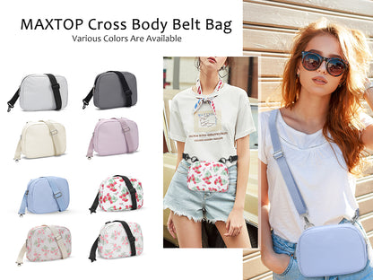 MAXTOP Small Crossbody Bags for Women Belt Bag Fanny Pack with Adjustable Strap